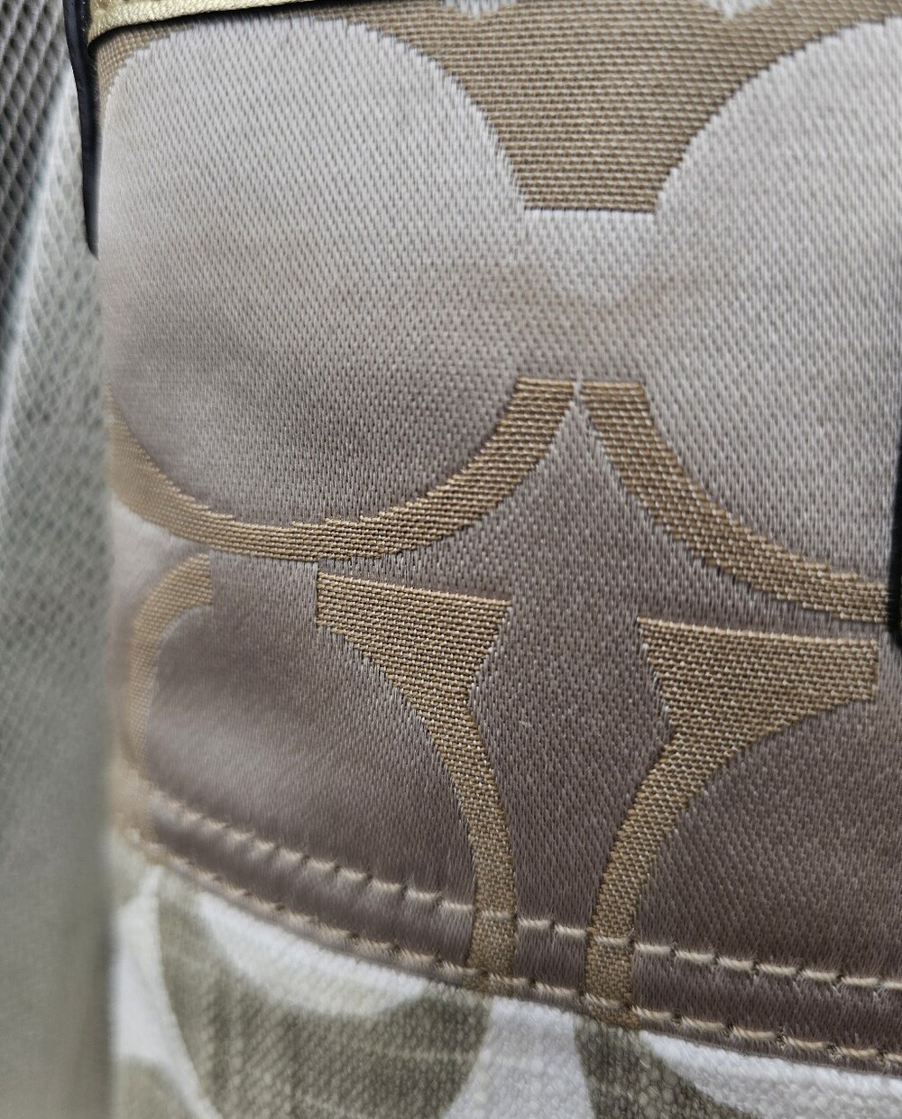 Coach Patch Patchwork Signature Crossbody Bag in Neutral Beige - Picture 14 of 16